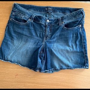 Silver Suki Denim Shorts